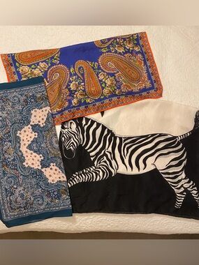 Bundle of vintage and new scarves perfect for festival season, spring, & summer